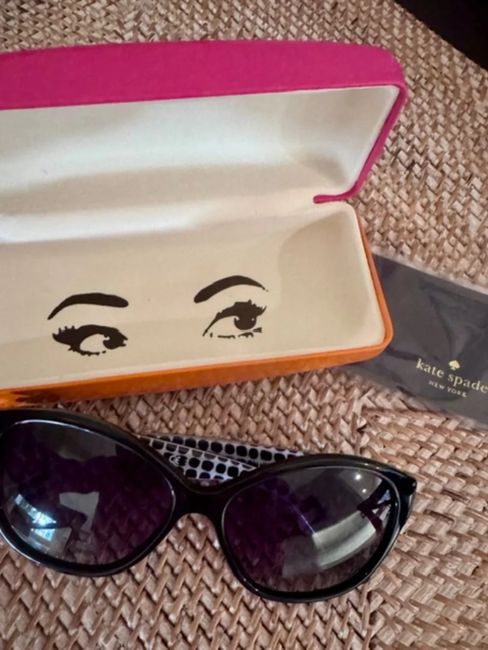 New! Kate Spade Kiersten Women's Sunglasses (black)